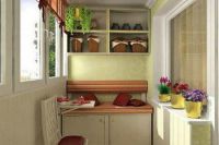 封闭式阳台装修效果图大全