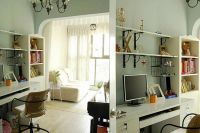 田园风格书房装修图片