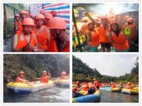 华兹卜涂料营销精英清远漂流增强团队凝聚力