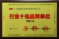 蒙娜丽莎集团荣获“行业十佳品牌单位”等称号