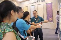 广州建博会首日珐蓝邸艺术涂料招商受追捧