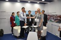 安川双菱电梯参加2015俄罗斯国际电梯展