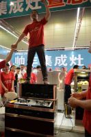 帅丰集成灶安徽蚌埠总裁签售会火爆七月天