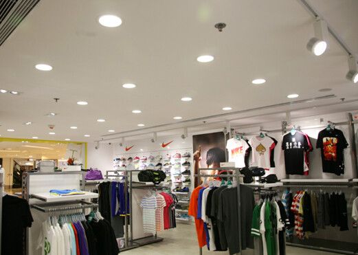 香港耐克专卖店照明工程