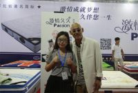 石家庄家具展盛大开幕著名影视明星韩英群助阵激情久久床垫