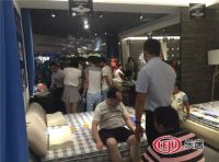 蓝色风暴——施力普床垫郑州欧凯龙店盛大开业