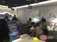 蓝色风暴——施力普床垫郑州欧凯龙店盛大开业