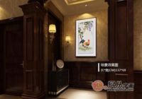家中玄关挂什么字画好 国画动物画调风水和运势