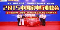 2015中国家电行业峰会：5年规划发布！