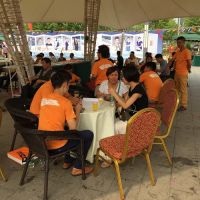 太原华浔品味装饰公司开业当天，纷纷签单抽大奖！
