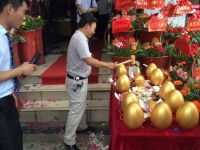 热烈庆祝森歌集成灶湖南新田专卖店盛大开业