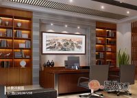 办公室山水画 助您日进斗财源滚滚来