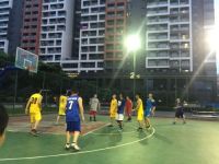 惠万家陶瓷营销中心VS萨米特仿古营销中心篮球赛圆满结束