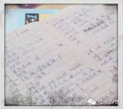 练习书法和打磨家具一同写进了小赵的工作笔记中。