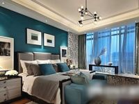 案例：130平米前卫三居 绒面铆钉衣柜复古雅致