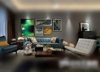 案例：130平米前卫三居 绒面铆钉衣柜复古雅致