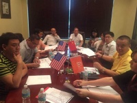 中国赴美国IDO家居建材城考察团--集体签约
