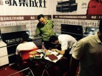 森歌集成灶参加永城仲夏家博会