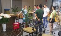 国际户外家博展 纳地股份蔻蔻牌中式家具尤受欢迎