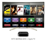 KKTV曲面电视邂逅苹果Apple TV引发的“机情”