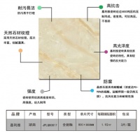 全抛釉微晶石双项全能品牌 嘉利雅打造