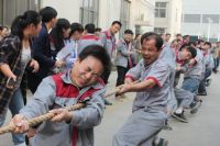 喜盈门木门整木家居2015“拔河好声音”震撼登场