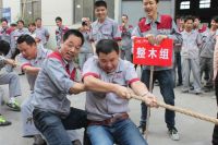 喜盈门木门整木家居2015“拔河好声音”震撼登场