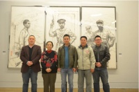 李世刚李世东刘海龙共绘周恩来巨制在京展出