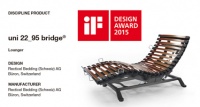 Swissflex瑞福睡bridge®排骨架荣膺2015年德国iF设计大奖