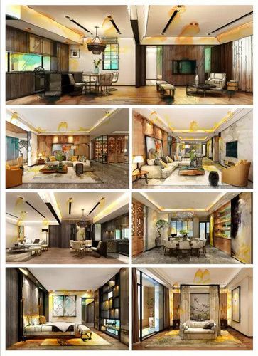 作品----天下名宅样板间 & 城南华府