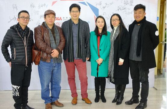 姜峰先生与武汉设计联盟学会领导合影