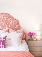 布艺软包床头 暖风甜美卧室