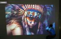 乐视发布65寸曲面电视极米首发300寸Z4极光该怎么选?