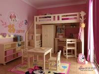 浅色木衣柜儿童房实例赏析