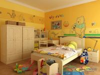 浅色木衣柜儿童房实例赏析