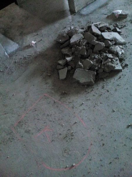 地面整改过后还是遗留有大面积的空鼓。