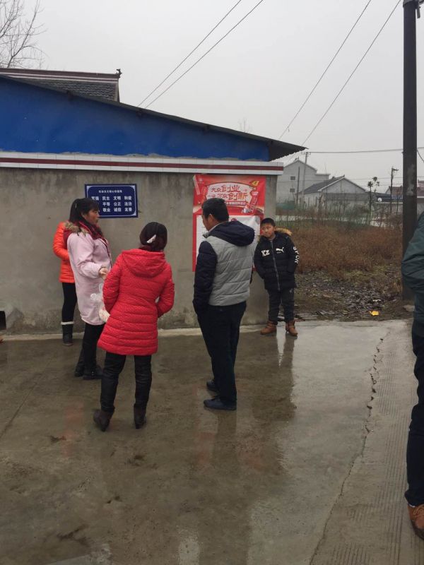 前来咨询的村民