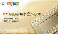 铝镁合金开关“姐妹版”装饰开关上市受追捧