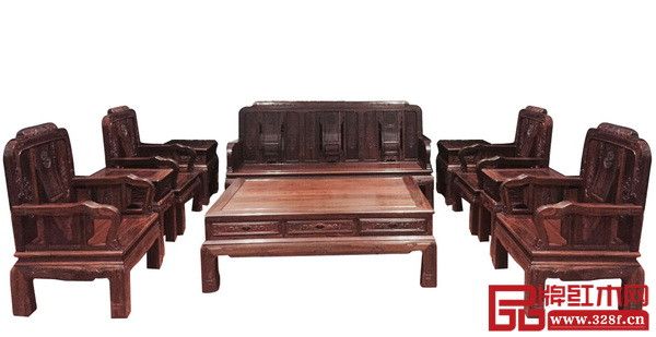 木缘红木新品——东非酸枝系列沙发