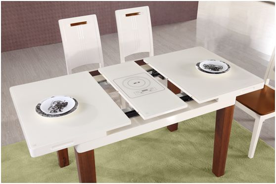 规格：餐桌（【1110-1400】cmx750cmx755cm）、餐椅（440cmx535cmx950cm）