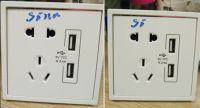 自带双口usb，高效充电   西蒙电气i7系列智能双usb插座测评