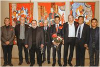 俄罗斯《列宾美术学院》为中国留学生治龙举办个人画展