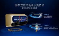 60L电热水器连续出热水600L！海尔净水洗PLUS9热销！