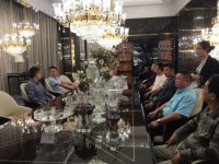 中国非洲联合工商会蔡立华先生到访金枝玉叶水晶灯星光店