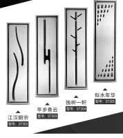 汉鲨长款地漏，大面板，排水更畅快