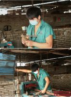 水雨轩功夫茶台是怎么制作的？