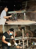 水雨轩功夫茶台是怎么制作的？