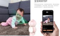 儿童陪护机器人萤宝：哭声画面全监护 看家看娃不用愁