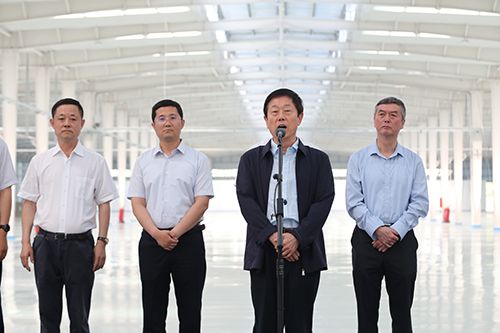 惠达卫浴股份有限公司董事长王惠文，正式宣布惠达整体浴室项目投产