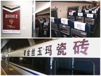 金丝玉玛瓷砖主题列车武汉首发 品牌迈入发展快车道